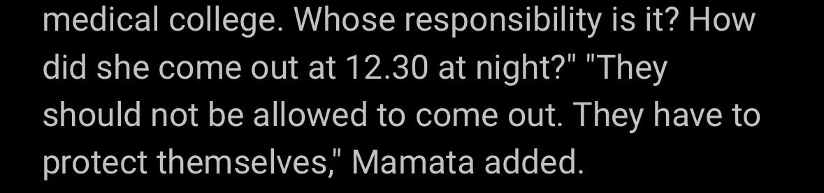 geetikaguptaa's tweet image. People’s responsibility which includes you too.
Men should be allowed to roam at night but not women because that’s the only way latter can protect themselves?!!Don’t allow men either….
