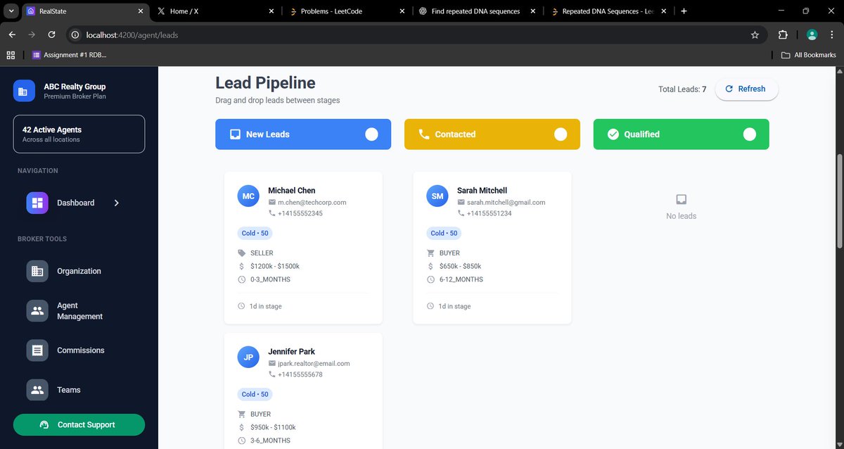 _a_m_i_t_1's tweet image. Day 460 of #500DaysOfCode 

Building an interactive Kanban board with smooth drag-and-drop functionality for the Leads module.