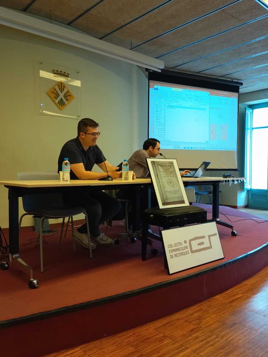 Avui he participat a l’acte de presentació de la restauració del Missal de Santa Maria del Puig, datat de l’any 1593, en un acte organitzat pel Col•lectiu Esparreguerí de Recerques.

#EsparregueraAvança