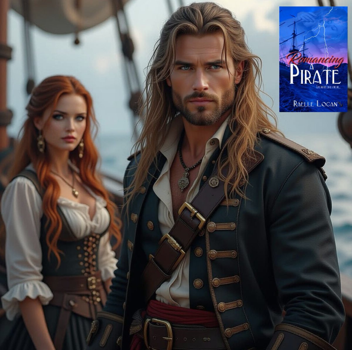 RAELLE LOGAN, ROMANCE NOVELIST, HISTORICAL/PIRATES (@raellelogan1) on Twitter photo When Hunter Draylin finds a woman inside his quarters aboard his pirate ship, he cannot believe his eyes, but after the lady fondles the necklace she wears, he recognizes the emerald cross, realizing that he must keep Lone Stafford captive, for she's the daughter of his enemy. When Hunter Draylin finds a woman inside his quarters aboard his pirate ship, he cannot believe his eyes, but after the lady fondles the necklace she wears, he recognizes the emerald cross, realizing that he must keep Lone Stafford captive, for she's the daughter of his enemy.