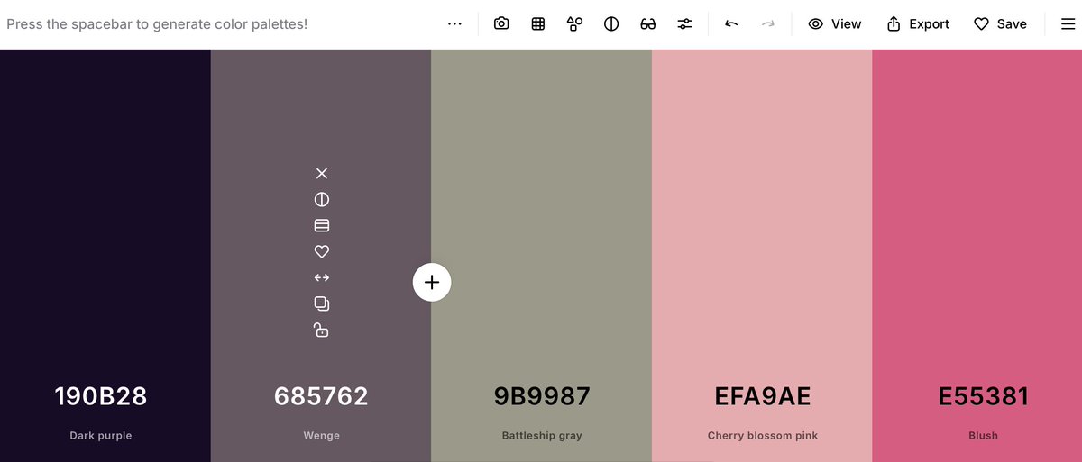 unscripted_path's tweet image. Recently came across coolors dot co and I realized it would have made my life so much more easier if I knew about it while designing my product earlier.
Are there any obvious gems? (How about convex for backend?)
#buildinpublic #uxui