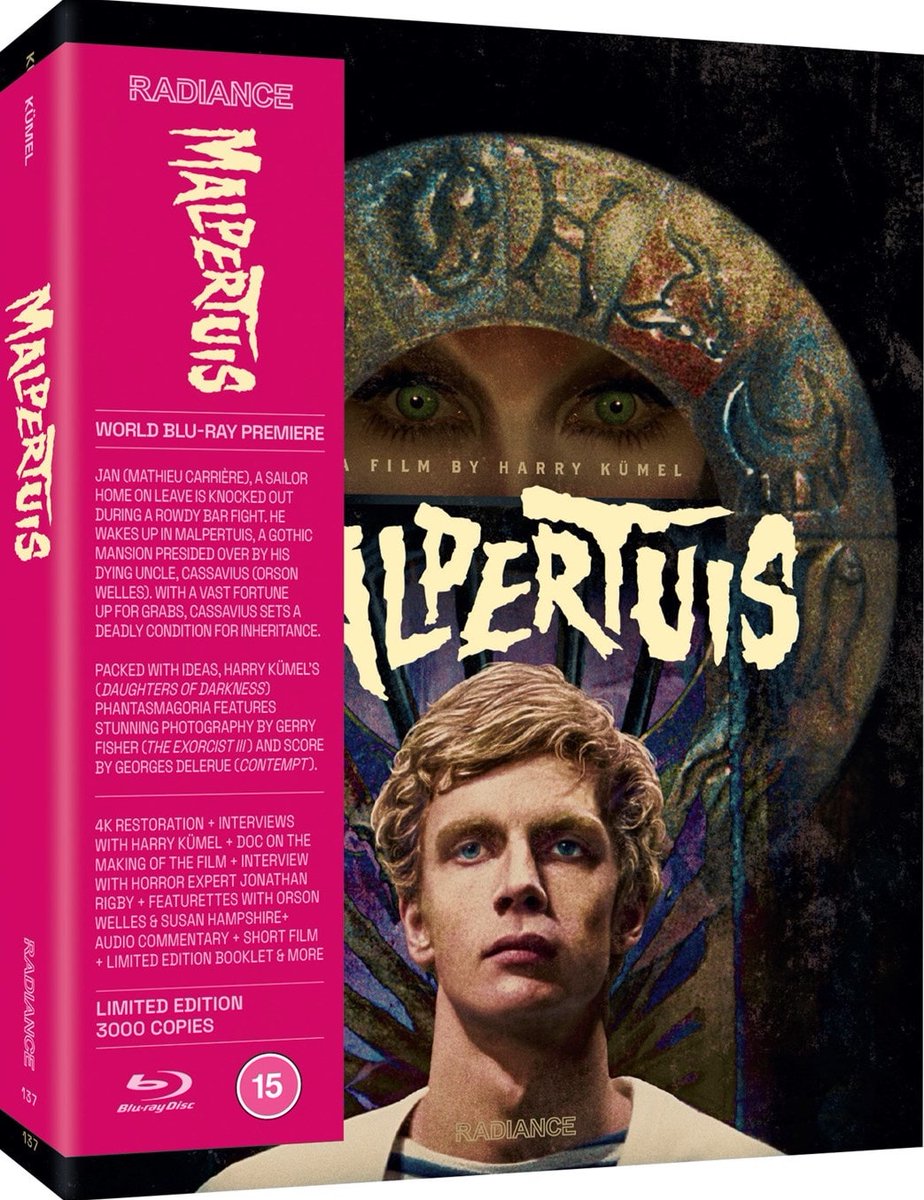 JunsuiFilms's tweet image. 📣#Competition #Giveaway📀#RT, #FOLLOW &amp;amp; #WIN Malpertuis #LimitedEdition Blu-ray #Boxset🎬#HarryKumel ⭐#MathieuCarrière #MichelBouquet #OrsonWelles #SusanHampshire #70s #CultClassic #Fantasy #Thriller #RT2WIN #4K #Restoration #Malpertuis Out 13/10 on #Bluray via👉@FilmsRadiance