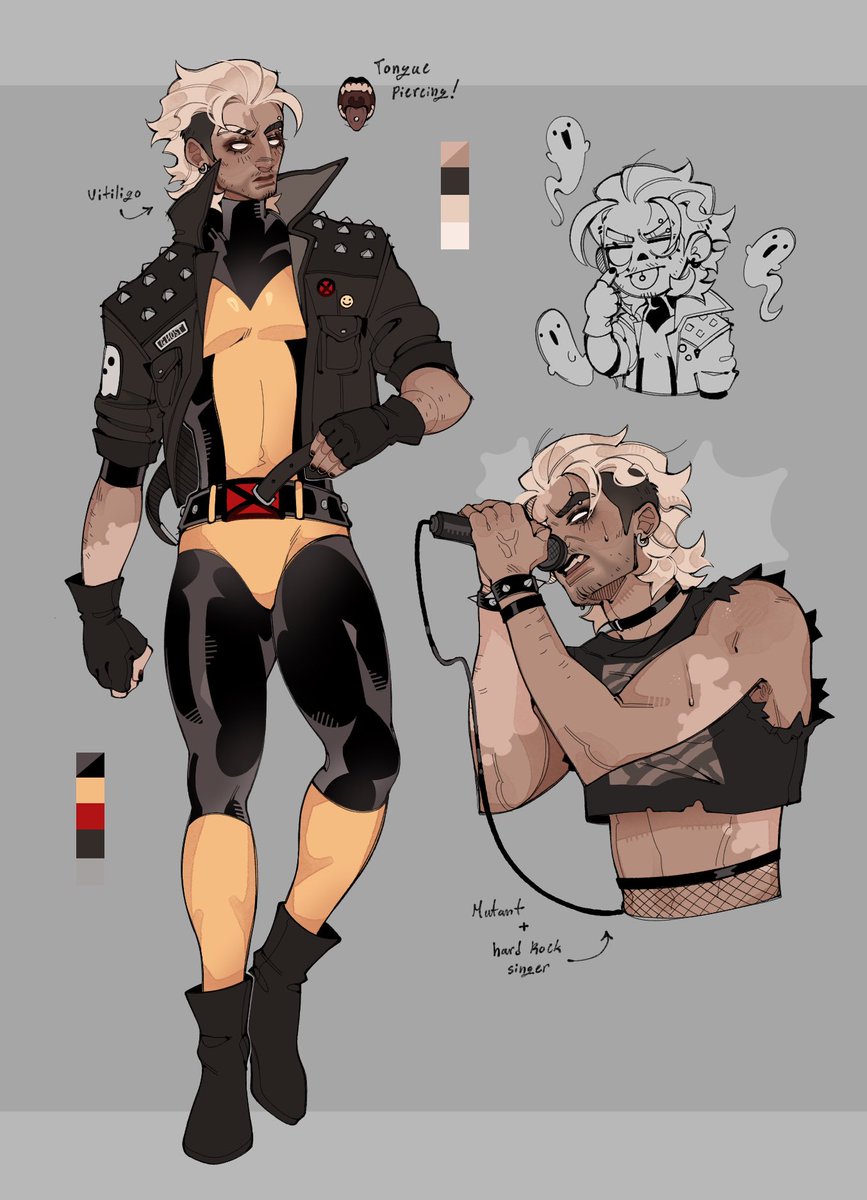 X-men oc!
His name is Ghost 👻 
#oc #xmen