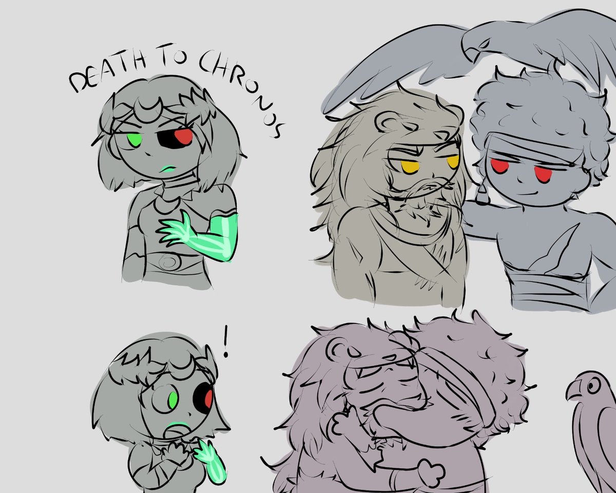Suzu_Brillito's tweet image. This is a canon interaction trust me 🫣
#hades2 #hades2fanart #prometheus #heracles #hades2spoilers #rkgk #melinoe