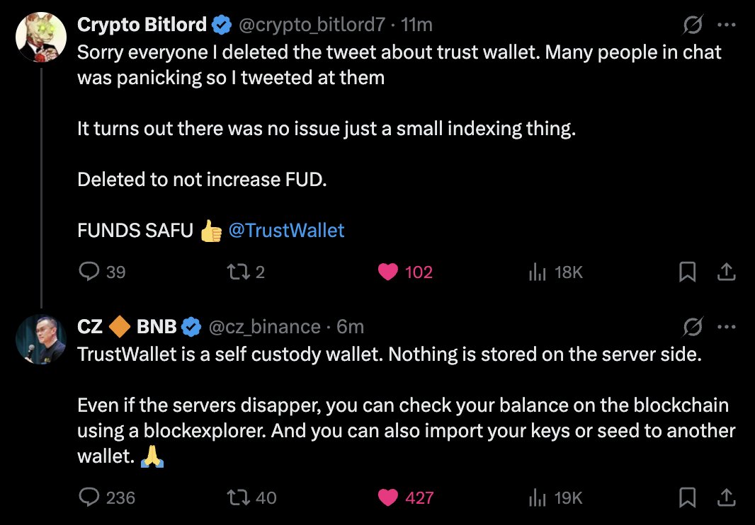 Cryptoherrybaba's tweet photo. @CryptoPointHi @TrustWallet https://t.co/1WwCZqEneJ