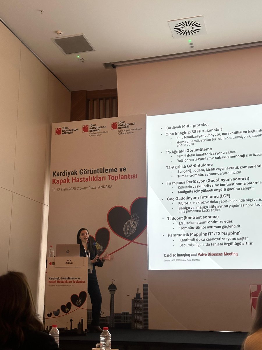 iel_elif's tweet photo. It was a privilege to be part of the Cardiac Imaging &amp; Valve Diseases Meeting in Ankara (10–12 Oct 2025).

Grateful to @GamzeBaburGuler for the kind invitation &amp; excellent organization, @TKDResmi  for hosting, and to my co-presenter @drozgeozden . https://t.co/LQuB0WIbBk