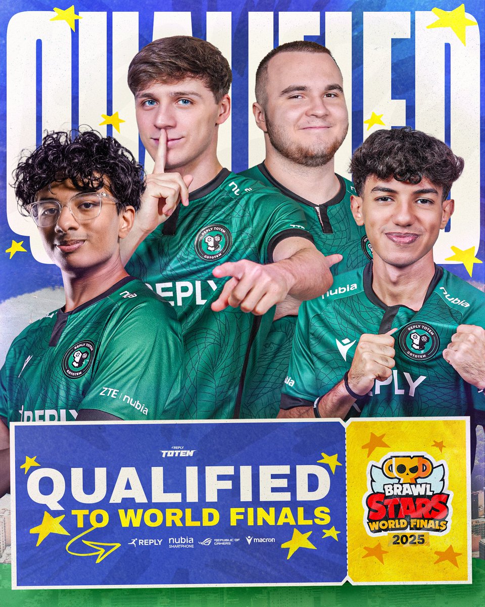 Reply_Totem's tweet image. WORLD FINALSSSS BABYYYYYY 😍💚
BACK WHERE WE BELONG.