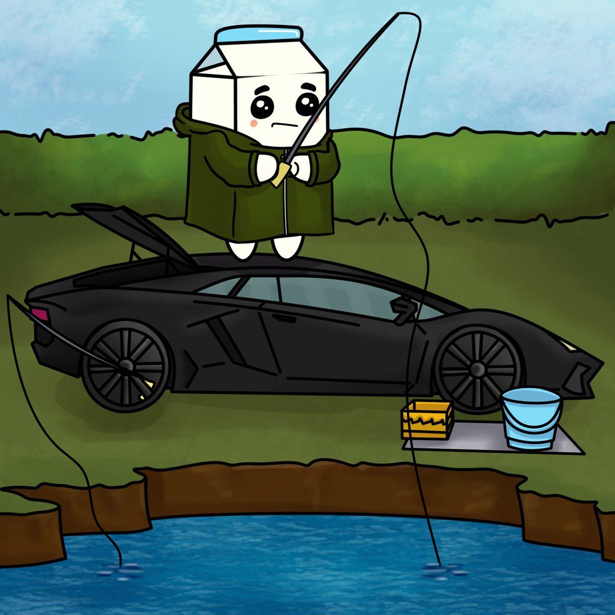 Patiently waiting 🥛

I have no rush, do you?