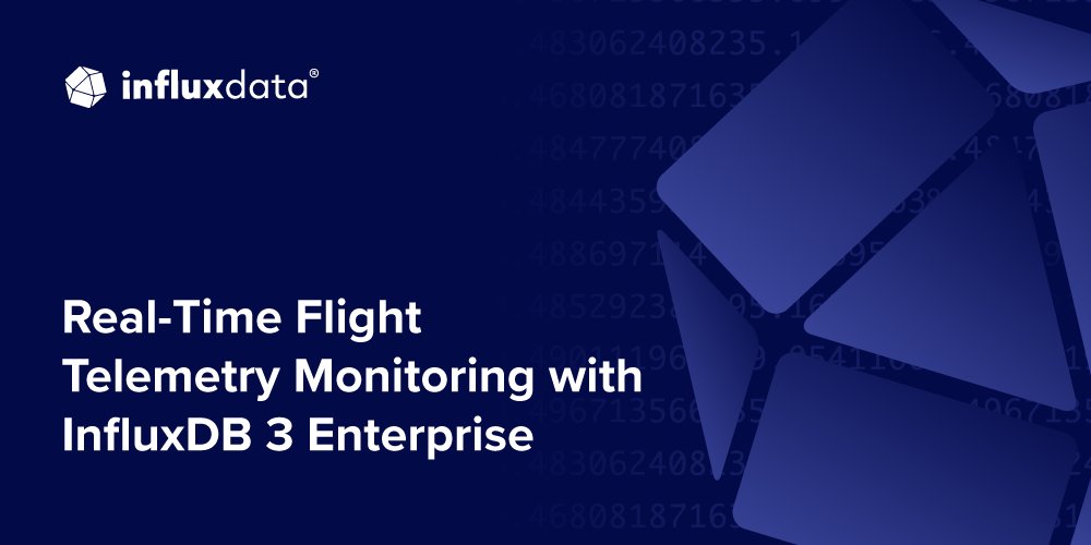 InfluxDB's tweet image. Flight telemetry at 60 FPS? We built it with #InfluxDB 3 Enterprise. ✈️

90+ parameters streaming from Microsoft Flight Simulator, sub-10ms queries with Last Value Cache, and 87% storage savings through automated compaction. 

🧑‍✈️ Real-time cockpit displays that actually feel…