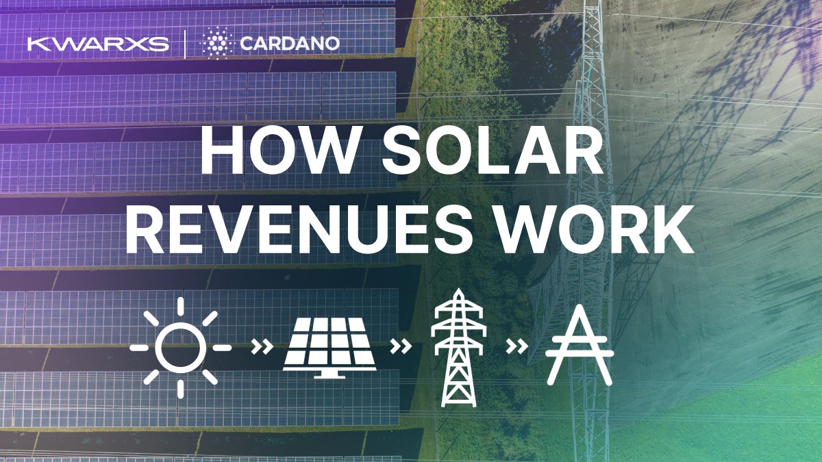 How do solar farms generate revenues?

☀️ Energy produced is sold into the grid
🏛 Buyers include governments, councils, and utilities
💠 With KWARXS, these revenues become claimable onchain through Cardano.