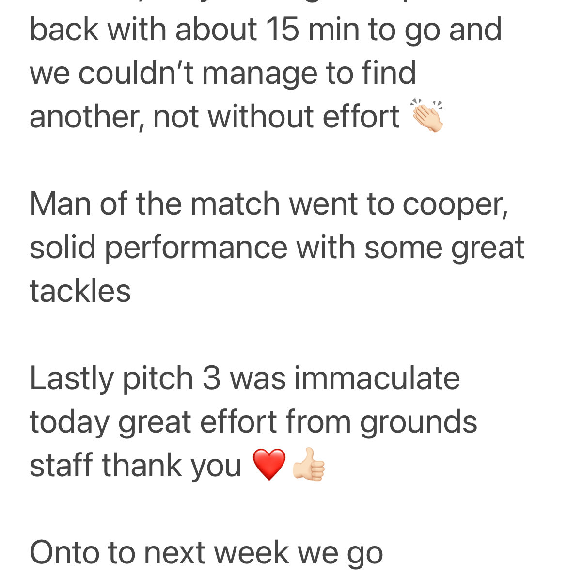 It was a 2-2 draw for our U14 Spartans 👍🏼💙💛⚽️

This brand new team doing really well in developing their football. 

Team is still available to sponsor. DM if you are able to help