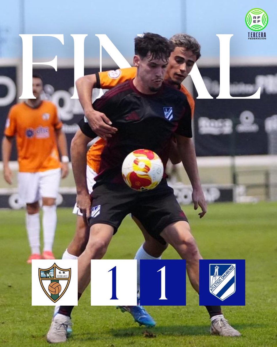 futbolbaserecre's tweet photo. ⏱️90+9’. FINAL en Pozoblanco.

Sacamos un empate de mucho valor frente al líder, en un partido en el que hemos tenido varias ocasiones para poder llevarnos los 3️⃣ puntos.

¡Orgullosos de vosotros, equipo! 💪🏻

Después de 6️⃣ jornadas, INVICTOS.

⚪️🟢 #PozoblancoAtOnubense 1-1 💙🤍 https://t.co/MkSeuYUBoZ