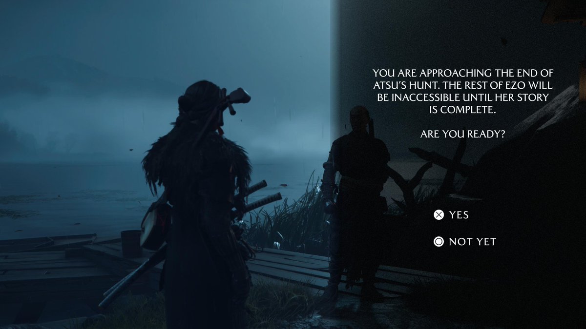 On the final journey on #GhostofYotei .... can't wait to see how it ends!