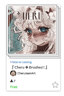 The brushes are up, i hope you guys will like them!!!! they're gonna be on ko-fi as well!

ID;2214497