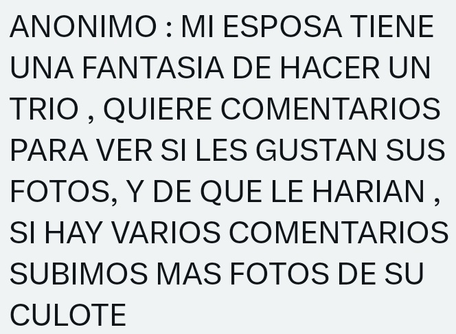 Relatos, Fantasías, anécdotas y confeciones hot tweet media
