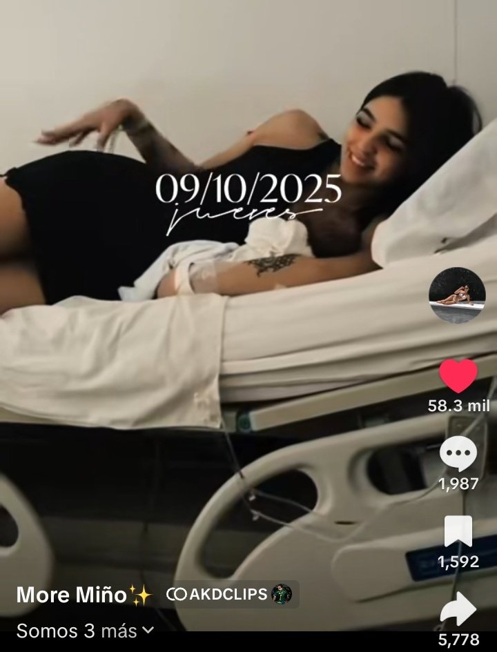 NACIO LA BEBE DE MORE😭😭😭😭😭