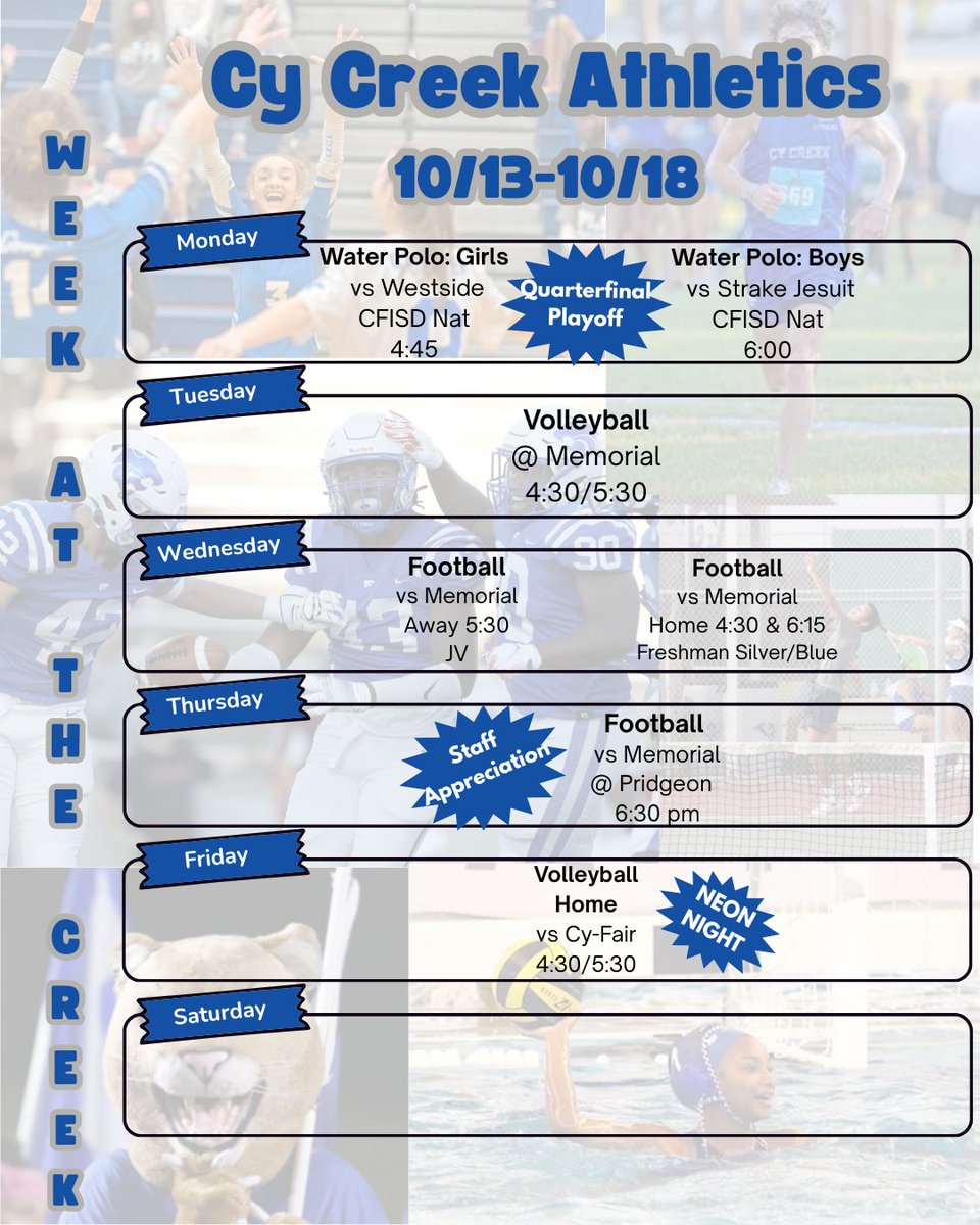 Cy Creek Athletics tweet media