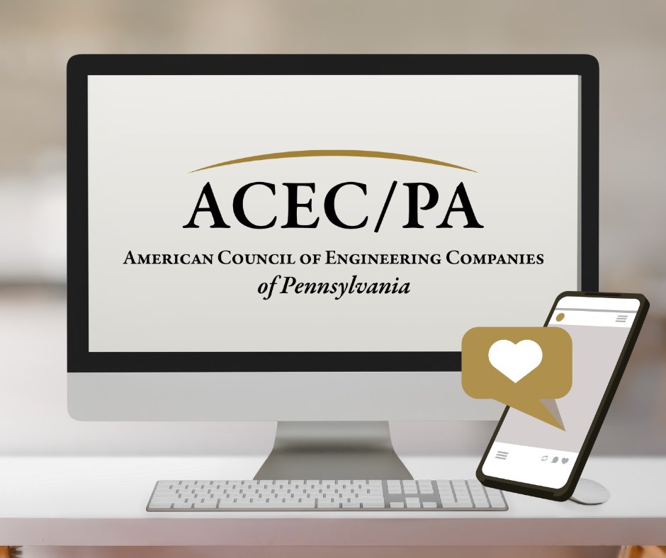 ACEC_PA's tweet image. Check out the ACEC/PA website! 

From upcoming events to sponsorship opportunities, it’s your hub for everything ACEC/PA: acecpa.org

#ACECPA #MembershipBenefits #EngineeringProfessionals #ProfessionalNetworking