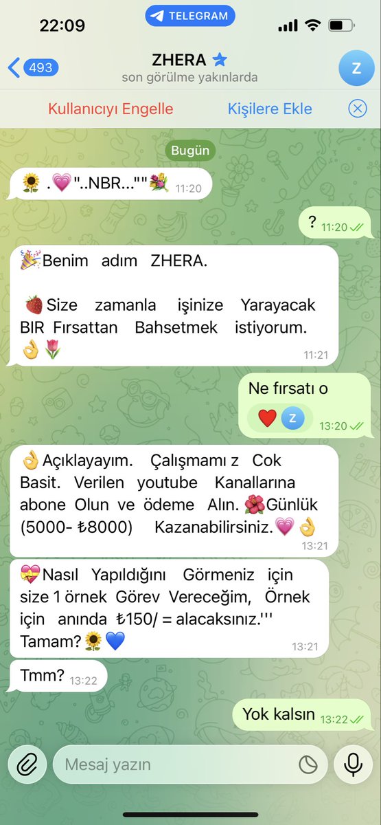 Bi dolandırıcımız daha geliyor açın yolu :)