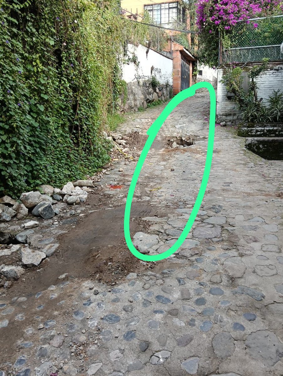 ⁦<a href="/ALaMagdalenaC/">Alcaldía La Magdalena Contreras</a>⁩ ⁦<a href="/GobCDMX/">Gobierno de la Ciudad de México</a>⁩ Los arreglos que hicieron en la calle de Galeana en san Jerónimo Lídice. Y así abrieron la circulación. A dónde podemos reportar los daños de las llantas???