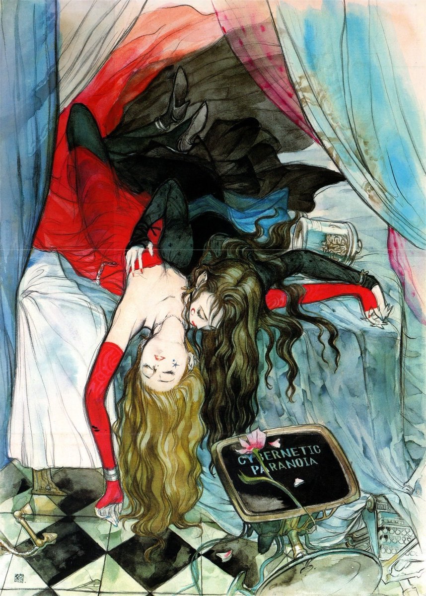 solisolsoli's tweet photo. Cybernetic Paranoia, 1994, by Yutaka Hidaka https://t.co/aQsSoUvVuE