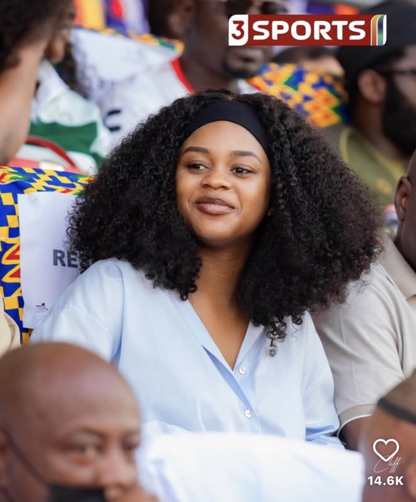 Mahama’s daughter at Accra Sports stadium wow🥹