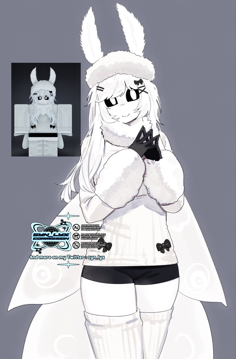 syn_lyx's tweet image. commissioned by shadowolf
☁️ #robloxart