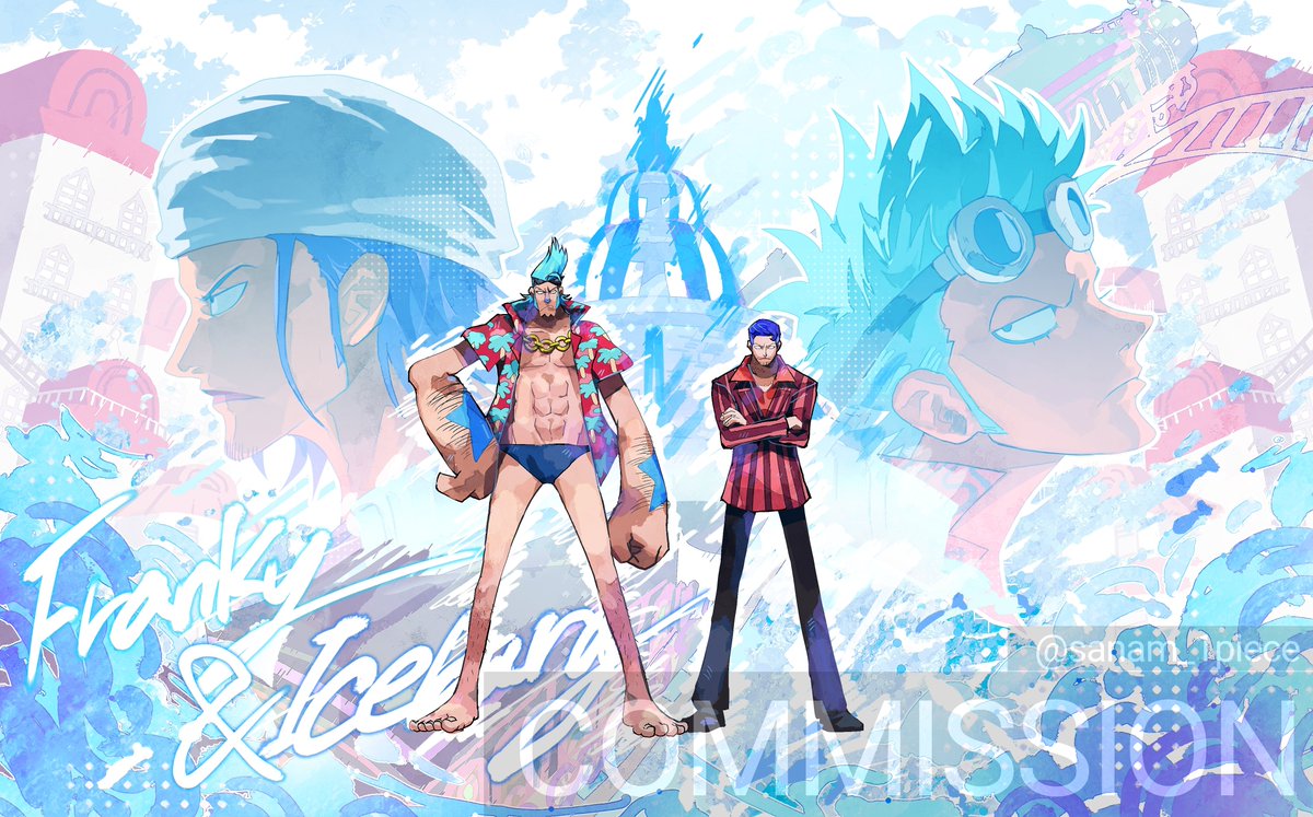 커미션 작업했습니다 💙🩵