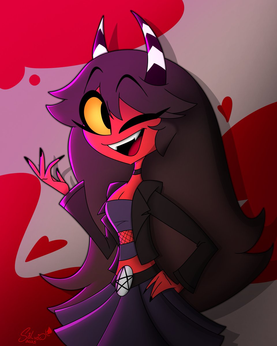 uhm_GERRY's tweet photo. The voice of Sallie May 🔥

#HelluvaBoss #Impsona #MorganaIgnis #VoiceActor #SallieMay #HelluvabossVA #HelluvabossSallieMay #HelluvabossImpsona #Fanart #Digitalart #HelluvaBossFanart https://t.co/IdkuKPwdRQ