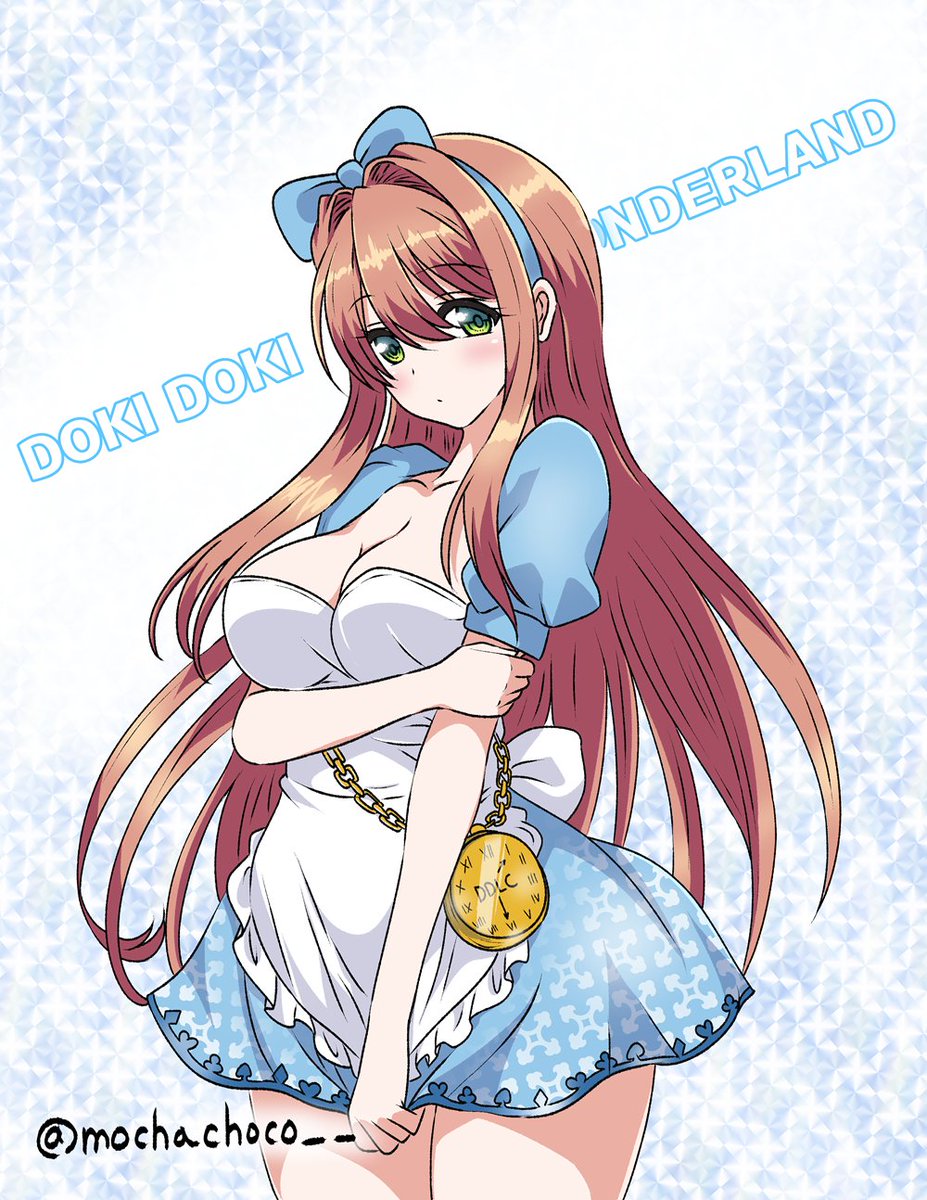 mochachoco__'s tweet photo. Doki Doki in Wonderland
#DDLC #ドキドキ文芸部 https://t.co/K7A20IpmIy