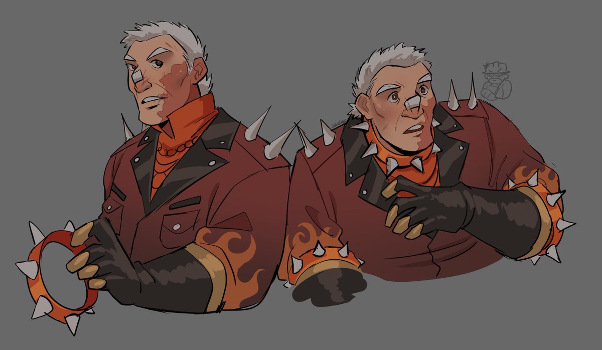 yeah, Spike without his mask ✋😔🤚

#tf2