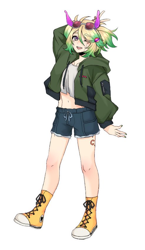 c___ici's tweet photo. @ImagiChan The glasses and outfit aren't a part of it -w- I have no proper reference yet, but your art is amazing!! https://t.co/IoHtEHxX7v