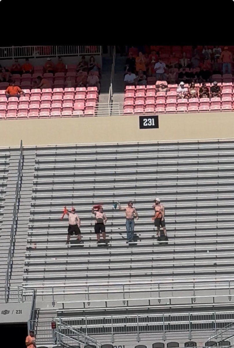 OSUAthletics's tweet photo. We found the one who started it all, @TorsoOfTriumph

Now we’re looking for the other three original shirtless guys! X, do your thing and help us find them! https://t.co/G0Ms88yFtR
