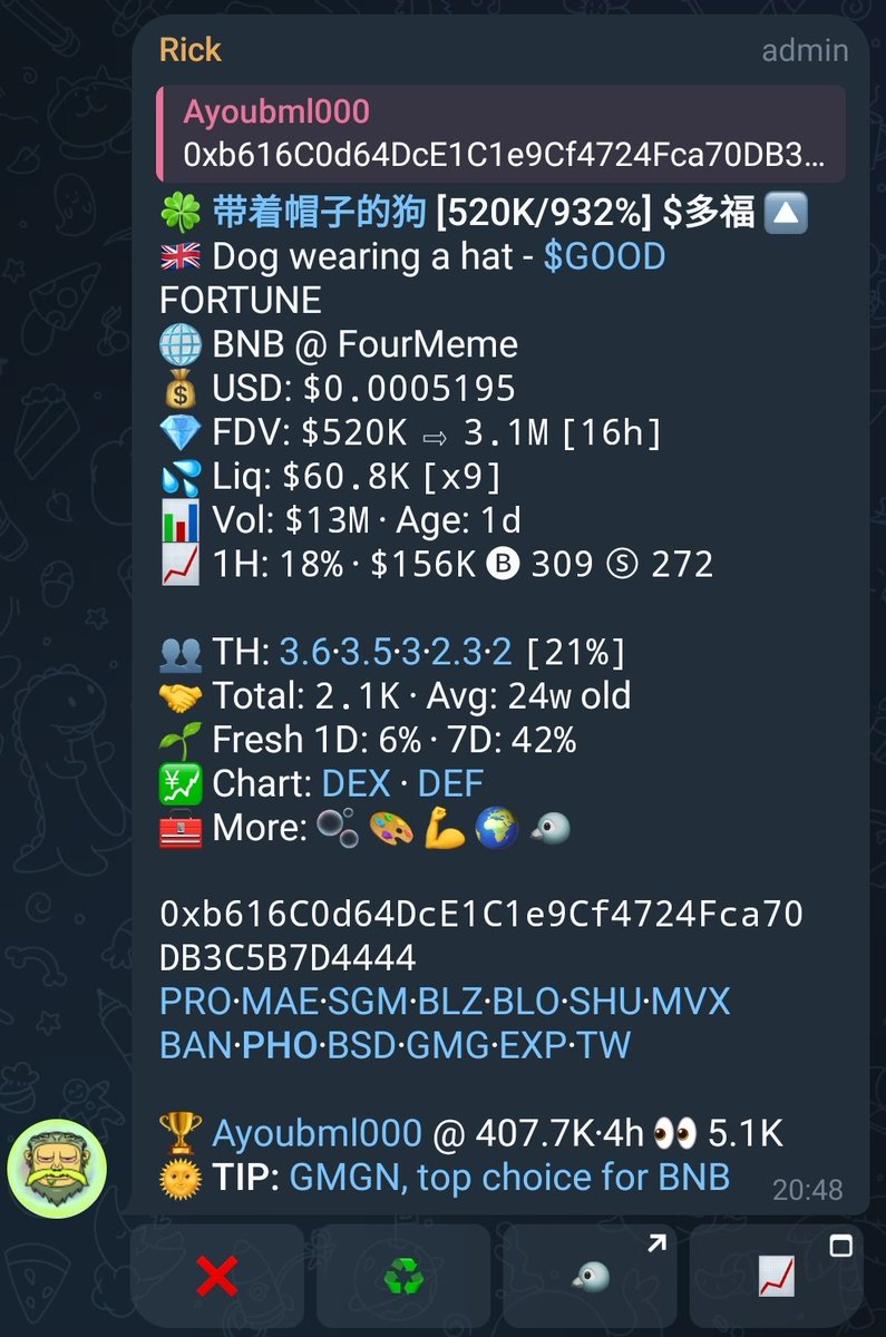 Samothrace_sol's tweet photo. Guys, despite the market being in severe liquidation, we in the Tg are having a blast. 

+20% nice! 

0xb616C0d64DcE1C1e9Cf4724Fca70DB3C5B7D4444 https://t.co/XQBpOJ2BKB