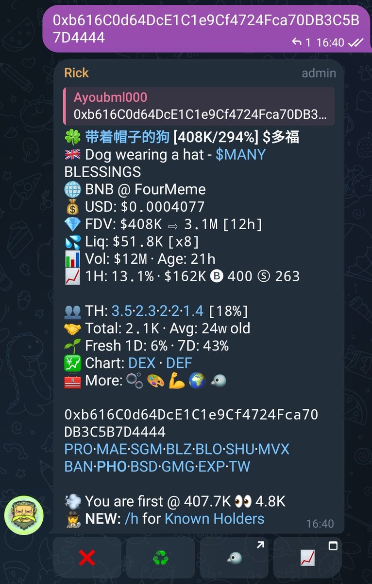 Samothrace_sol's tweet photo. Guys, despite the market being in severe liquidation, we in the Tg are having a blast. 

+20% nice! 

0xb616C0d64DcE1C1e9Cf4724Fca70DB3C5B7D4444 https://t.co/XQBpOJ2BKB