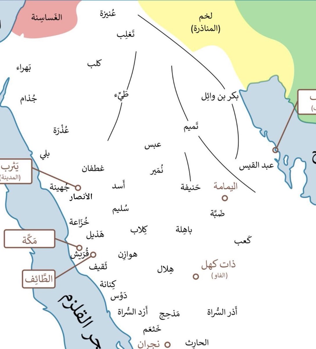 virfxc's tweet image. جهينة وغامد وزهران وطيء وخثعم ومذحج وخولان وكل القبائل اللي ذكرتها واللي مكتوبه في الخريطة سعودية وديارها في السعودية 🇸🇦