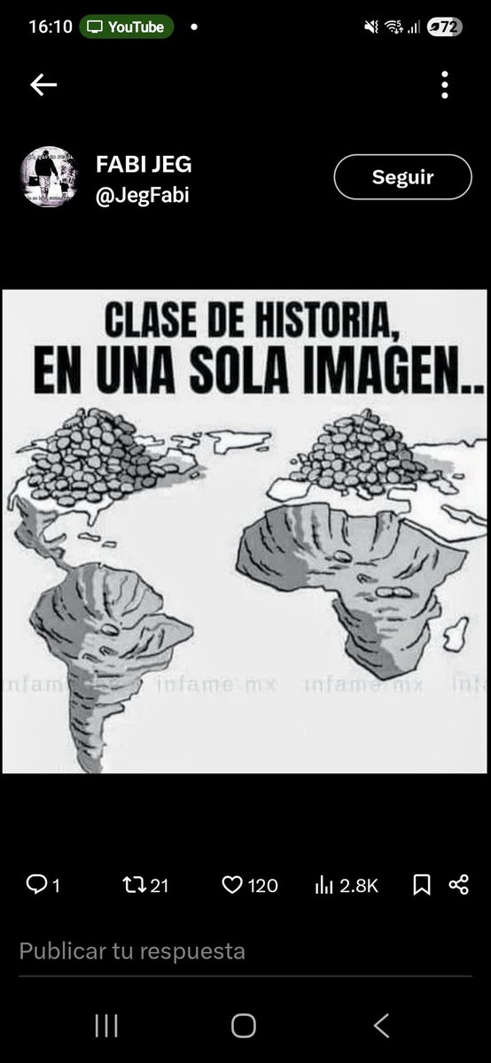 ZetaMaga's tweet photo. Un 12 de octubre de 1492 los pueblos originarios perdieron su libertad, sus riquezas y su cultura. Esos mismos europeos traían personas esclavizadas de África. Muchas personas descendientes de pueblos originarios y afrodescendientes no saben que lo son porque era "mal visto"... https://t.co/4LtqmiQUf6
