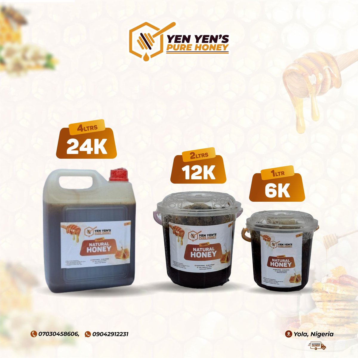 yenyenpurehoney's tweet photo. Dan Allah don't skip without a single retweet for my hustle,
I really need ur retweet 

I sell pure honey  

We now give our honey in wholesale incase u have a shop, supermarket or wants to be a distributor in ur state or area ❤🥰

07030458606 https://t.co/72kUNvg52B