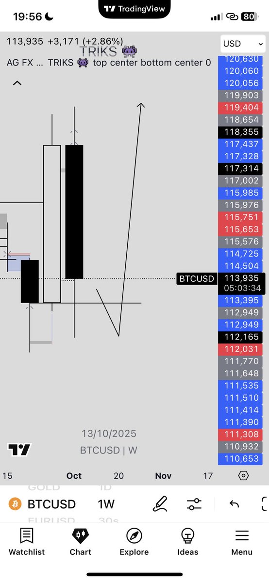 TRK_trdes's tweet photo. #BTC projection for the week after weekly support reversals let’s see if buyers has entered with momentum 🖤@Techriztm https://t.co/S0GSeLUmZI