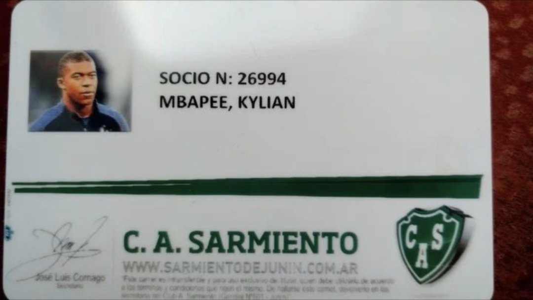 Que risa cada vez que me acuerdo que MBAPPE es SOCIO de SARMIENTO