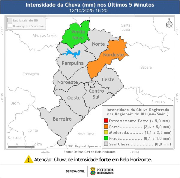 Defesa Civil de Belo Horizonte (@defesacivilbh) on Twitter photo 