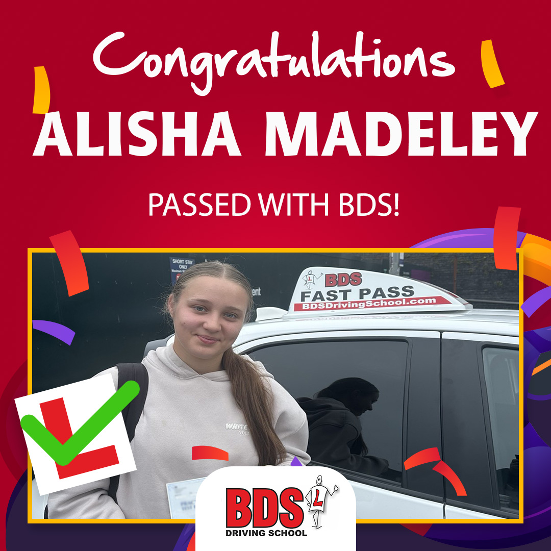 BlackpoolDS's tweet image. 🎉 Congrats to Alisha Madeley! She completed her FAST PASS course in Blackpool &amp;amp; is ready for uni adventures in her new car! 🚗

Pass your driving test in days, not months with our Automatic FAST PASS courses – November test dates available!
👉 bdsdrivingschool.com #FastPass