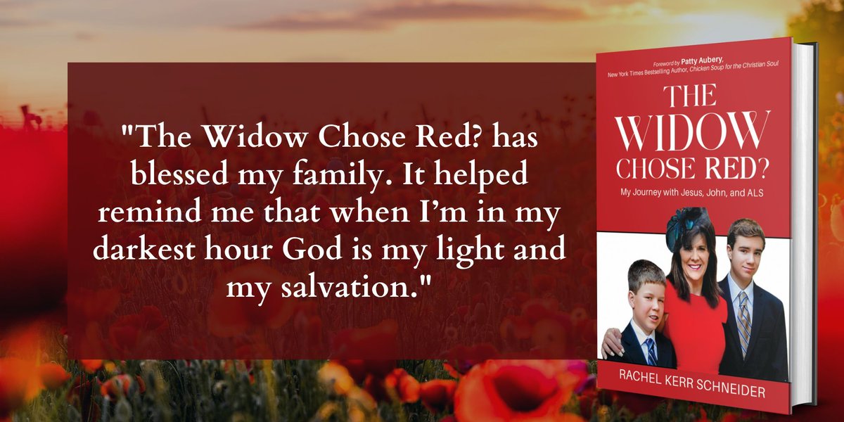 eBookConnection's tweet image. Rachel Kerr Schneider&apos;s memoir &apos;The Widow Chose Red?&apos; is a powerful story of love, faith, and resilience. #ALS @livelikelou #iartg #ian1 @abookpublicist #christianbooks a.co/d/7o26W1m