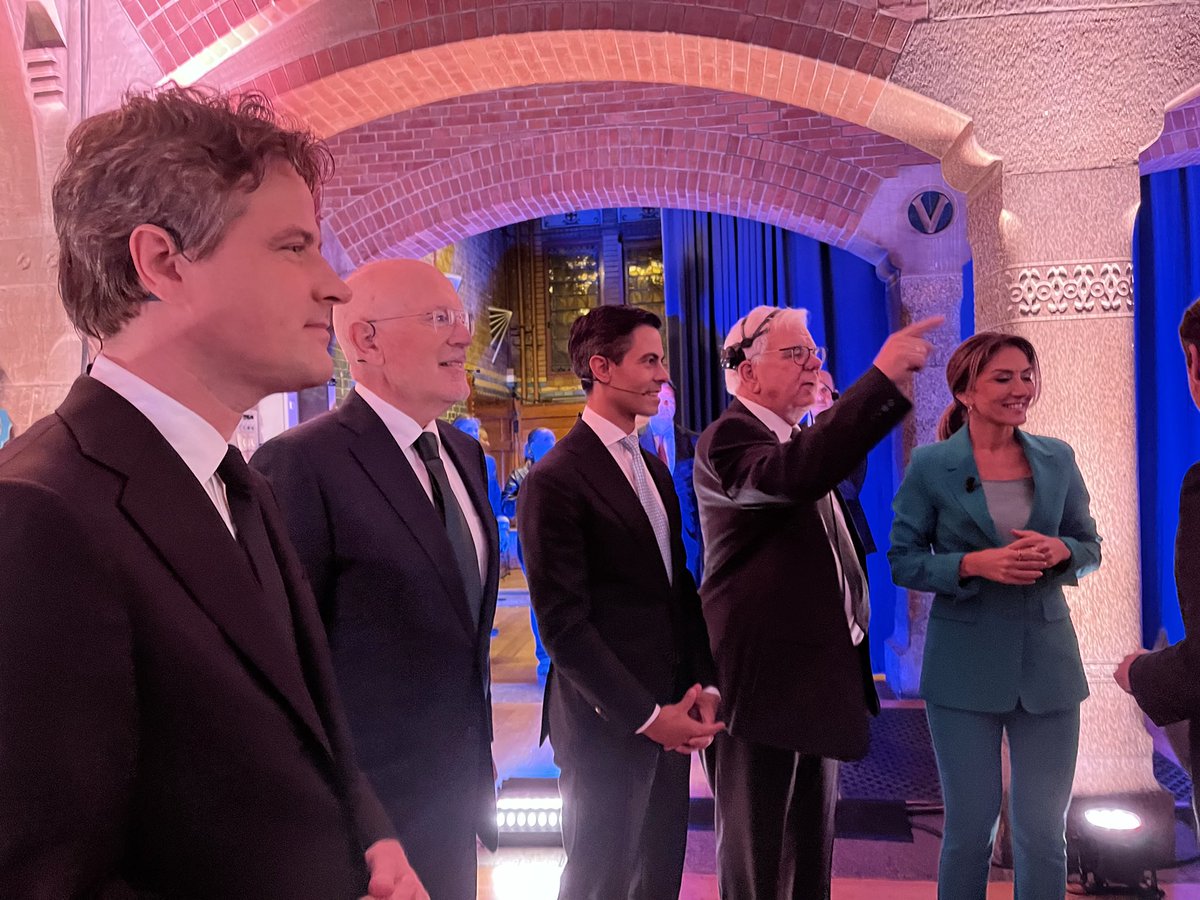 De vier lijsttrekkers zijn er klaar voor #RTLdebat