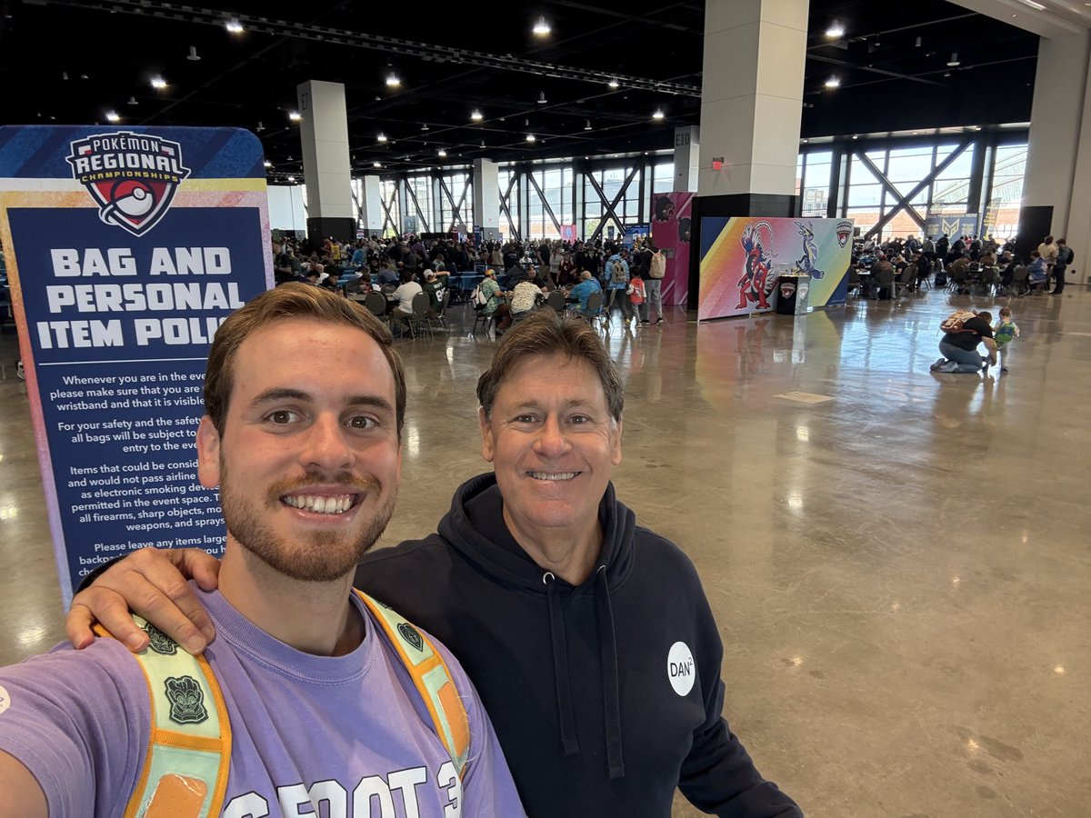 That’s a wrap on Milwaukee Pokémon Regional Championships for me and my dad!

Thanks to everyone who said hi to me, did an interview, and SMILED and LAUGHED with me!

Love taking SMILING and LAUGHING pics with you all.

Never forget when I was number 1.

Best,
Dan (6 foot 3)