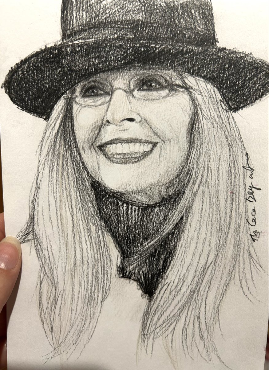 Diane Keaton era una actriz que me encantaba, única y personal, sale en algunas de las pelis que más me gustan de todos los tiempos, destilaba blanco y negro y cine del bueno, mi lápiz hoy es para ti allá donde estés. 🥹🖤🖤🖤
