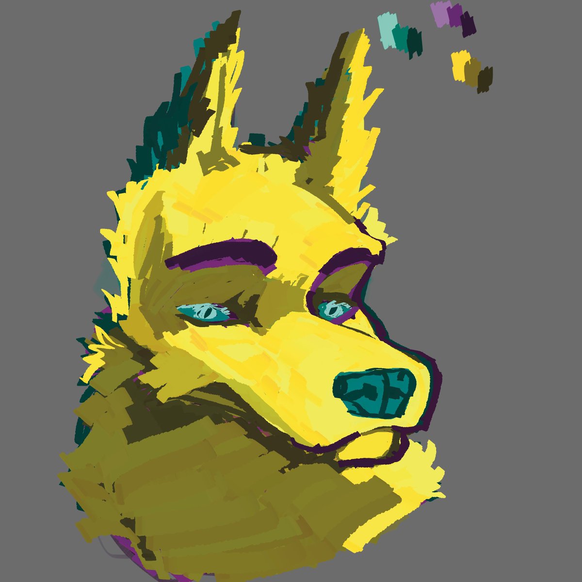 DaathDog's tweet image. What is it, day 24 ? Day 24 of character design. Working on playing with different brushes, probably should getting into traditional line work and weight but painting is so much fun :3

#furry #procreate #digitalart #artjourney #sketch #drawing #doodle #wip #laf