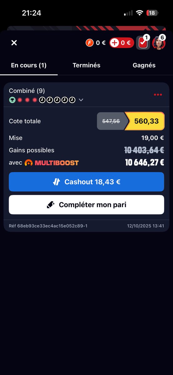 Ptn le cash out mdr betclic il se branlent sur nous