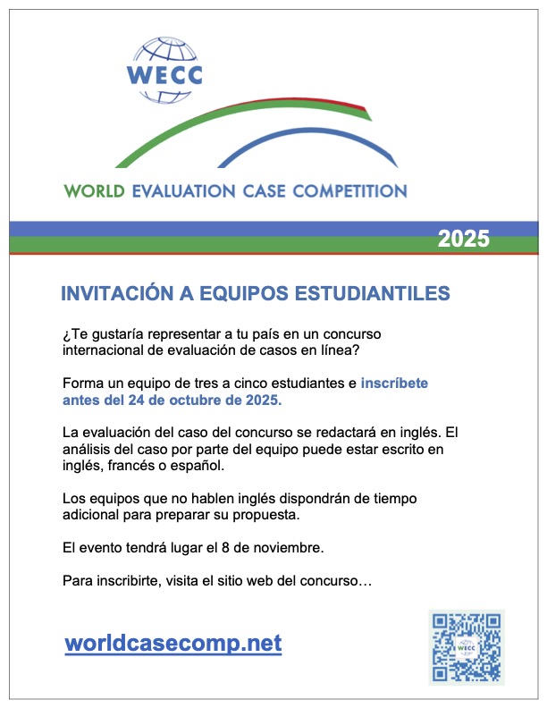 World Evaluation Case Competition (WECC) tweet media