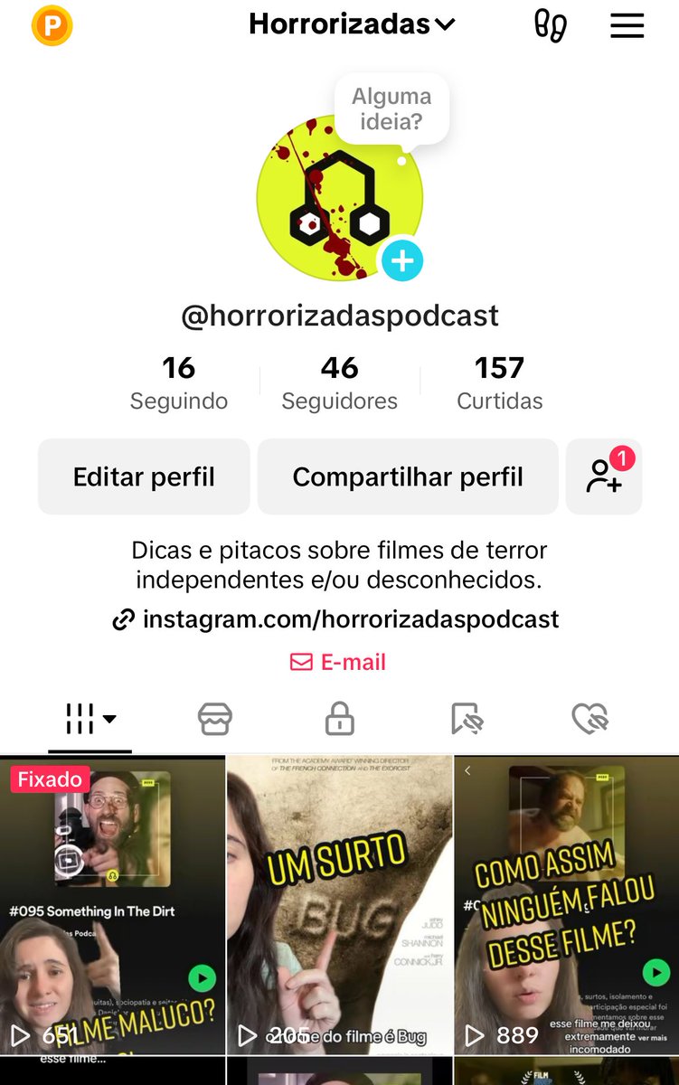 Consegui recuperar minha conta hehe
Quem quiser seguir la, vou postar uns videos, e em paralelo, na rede das fotos também (que ja tem mais videos que fotos).

tiktok.com/@horrorizadasp…